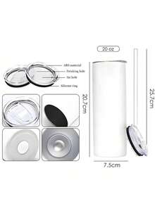 Customize This 20oz Stainless Steel Tumbler Sports Water Bottle With Any Custom Text, Name/Initials And Photo To Make A Perfect Gift! Perfect For A Bachelorette Party, Birthday Party, Or Any Event. - Multicolor - View 9