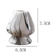 Soporte para batidor de Matcha japonés, contenedor para batidor de Matcha, soporte para batidor hecho a mano para comedor, casa deé FGXL - Rojo y blanco - Ver 5