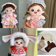 17厘米娃娃衣服，中长裙系列洛丽塔连衣裙，适合10厘米娃娃（不含娃娃）