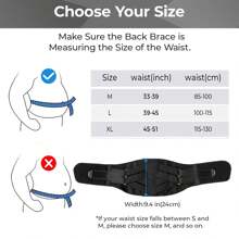 Lumbar Support, Lumbar Support, Ergonomic Back Support Straps For Posture Correction And Back Stress Relief, Unisex And Designed To Provide Strong Support And Reduce Pressure On The Back. Perfect For Sports, Work And Nursing.