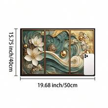 1pc Floral Print Drainage Mat / Absorbent Mat / Drying Mat For Coffee Machines, Utensils - Polyester Desktop Protective Mat, For Kitchen Counter Decor - Home Bar And Dining Table Placemat - HQQLSD103 - View 10