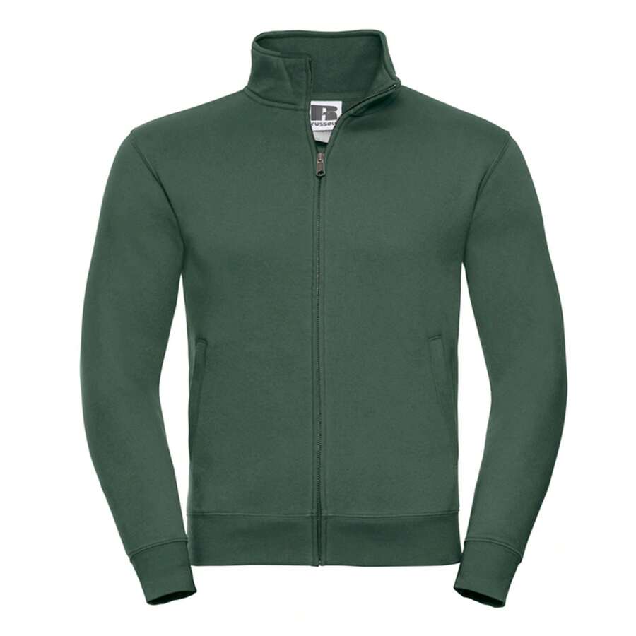 Russell Europe Mens Authentic Sweat Jacket (Bottle Green) - Green - View 1