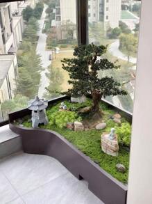 1 pièce de mousse artificielle, mousse réaliste faite de tissu doux, respirante, plante verte en polyester, outil d'artisanat pour arrangements floraux, tapis de mousse pour paysagisme extérieur, décoration pour la maison, décor pour toile de fond d'exposition, micro-paysage