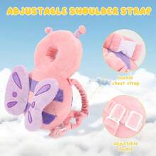 Baby Anti-Fall Head Pillow, Anti-Collision Head Protection Back Pillow For Children, Anti-Fall Cap For Learning To Walk - Butterfly - View 2
