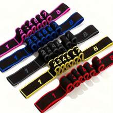 Yoga Elastic Resistance Band With 8 Segmented Stretching Rope, Home Fitness, Pilates Training