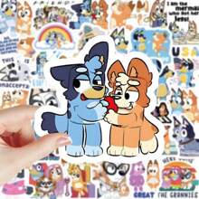 Bluey 103pcs/Set Cute Bluey Stickers, Water Cup Stickers, Notebook Stickers, DIY Handmade Stickers,Stickers For Boys,Notebook Anime,Scrapbook>Stickers