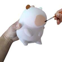 10 Alcancias de capibara de yeso sin pintar, manualidades, recuerdo fiesta + 1 pieza extra - Blanco - Ver 6