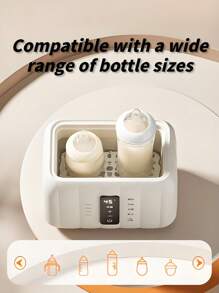 1 Piece EU Multi-Function Constant Temperature Bottle Warmer High Temperature Resistant High Transparent PP Material