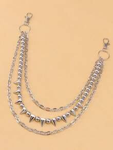 سلسلة قابلة للتمديد متعددة الطبقات بحلي، سلسلة أنيقة مخصصة للبناطيل، مناسبة للمهرجانات والحفلات والارتداء اليومي وهدايا الحفلات