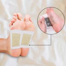 10/50/100 piezas Parches para pies con jengibre - Almohadillas de cuidado profundo de los pies, parches para pies de adultos con jengibre, carbón de bambú, lavanda y hierbas