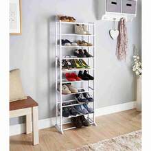 KLACK Calzolaio da 30 paia - Organizza e proteggi le tue scarpe - Risparmia spazio e trova facilmente le tue calzature preferite. Ordine e stile nella tua casa! Consegna in 24/48 ore GRATUITA! - Bianco - Visualizzare 5