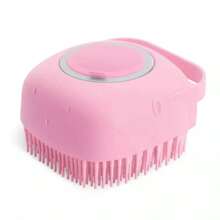 Pet Dog Cat Bath Brush 2-In-1 Pet SPA Massage Comb Soft Silicone Pet Shower Hair Grooming Cmob Dog Cleaning Tool Pet Supplies