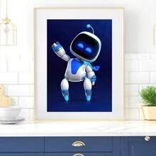 1pc Wall Arts Posters Frameless Modern Game Astro Bot Poster Home Room Decor Livingroom Bedroom Aesthetic Art Wall Painting Stickers