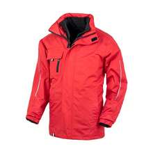 Result Womens/Ladies Transit 3 In 1 Printable Jacket (Red) - Red - View 1