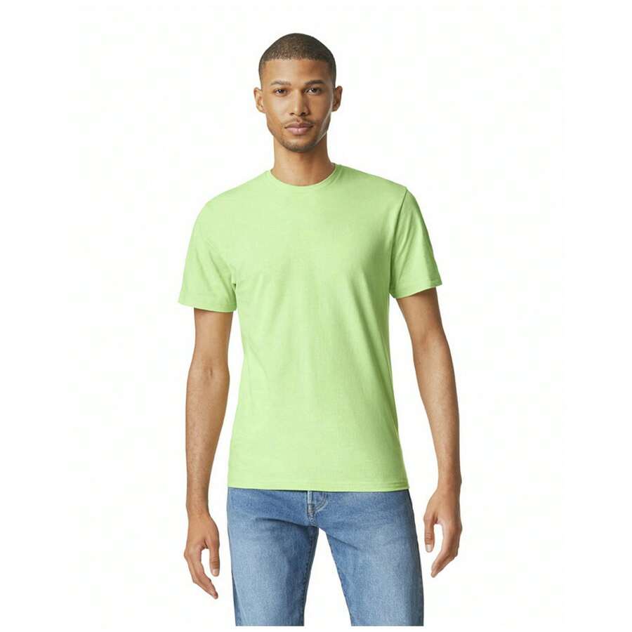 Gildan Maglietta morbida unisex adulta (pistacchio) - Verde - Visualizzare 1