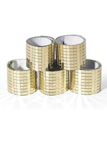 1464 piezas De Teselas Autoadhesivas De Pp, Teselas De Discoteca De 5 X 5 Mm, Teselas De Espejo Cuadrado Para Decoración De Interiores, Bola De Discoteca Diy, Fabricación De Tarjetas Y Collage De Arte