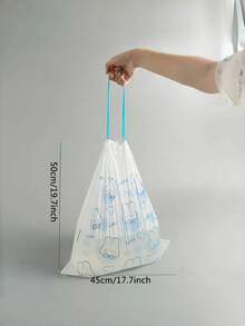 100/200/300pcs Garbage Bags, Kitchen Trash Can Liners, Plastic Garbage Vomit Bags, Compost Bags, Multi-Purpose Trash Bags, Suitable For Kitchen, Bathroom, Office And Dorm Cleaning, Random Style - Multicolor - View 7