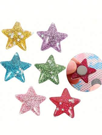 1/6 pièces Outil localisateur d'étoiles pour peinture de diamant, accessoires d'artisanat de broderie de diamant et de point de croix, outils auxiliaires de fixation magnétique sur canevas, convient aux amateurs de peinture de diamant 5D et aux passionnés de DIY