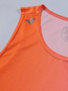 2pcs Women Athletic Sporty Set, Marathon Race Training Outfit, Breathable Tank Top & Shorts Set