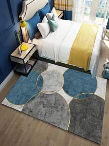 سجادة داخلية ديكورية ذات طراز أنيق وفاخر، من مواد القطيفة المخملية المرصعة بالخرز القصيرة. تناسب غرفة المعيشة والصالون والنوم والمطبخ والمكتب والمدخل والاستخدام الخارجي، كسجادة مانعة للانزلاق ومفرشة للنزهات والتخييم الخارجي