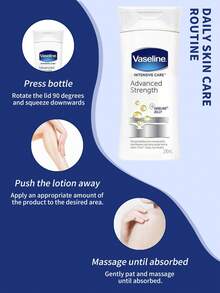Vaseline 1瓶200毫升凡士林洋甘菊润肤乳，高纯度洋甘菊+矿物油，稳定修护保湿霜，适合换季时节敏感肌肤使用 - 體乳200ml 洋甘菊 - 查看 4