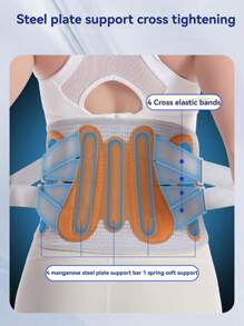 Invisible Waist Support Belt, Ultra-Light & Breathable With Cooling Fabric And Flexible Fly-Knit Design Gym Accessories