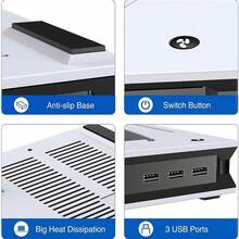 Game Console Fans - สีดำและสีขาว - ดู 3