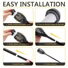 12 Pack Solar Flame Torch Lights, Outdoor Lights Solar Powered Waterproof For Outdoor Decor, LED Torches For Outside Decor,  Solar Outdoor Decorations For Patio Garden Art, Halloween Decorations, Halloween Decor