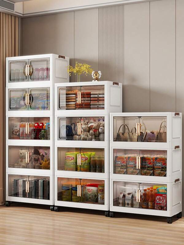 1 szt. 48 cm/18,9 cala - 60 cm/23,6 cala szeroka szafka do przechowywania, składane pudełko do przechowywania, organizer do szafki na zabawki do salonu, szafka na przekąski, szafka do przechowywania w kuchni, prezent świąteczny, pudełko do przechowywania, przechowywanie pod łóżkiem