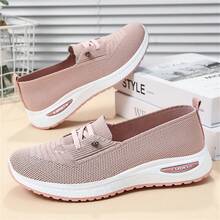 New Women's Comfortable Non-Fatigue Casual Shoes, Wide Toe Box, Suitable For Middle-Aged And Elderly Mothers - Pink - View 5