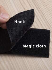 196.9inch Magic Tape With Hook And Loop For Shoes And Clothes,Hook And Loop Double-Sided Tape, Self-Adhesive Magic Tape, For Window Fixation, Photo Frame, Mosquito Net,Clothes, Bags,Carpet, Car Strong Adhesive