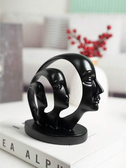 1pc Abstract Human Figure Decor Ornament, Suitable For Home Decor, Fish Tank Landscaping, Fireplace, Bedroom, Living Room, Center Decor, Office, Kitchen, Living Room, Room Decor