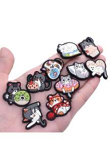 20pcs/Set Pet Shoe Accessories, Cat Shoe Decoration Set, Shoe Ornaments, Cat Shoe Decor, DIY Shoe Decorations, Funny Shoe Charms, Shoe Flowers, Shoe Buckles, Shoe Decorative Buckles, Children's Gifts, Pets, Decorations, Animals, Cats - Cat - View 4