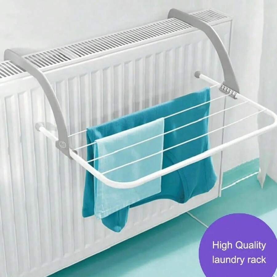 Portable Clothesline For Apartment Window Balcony Drying Clothes Retractable Balcony Box Bathroom Laundry - Nhiều màu - Xem 1