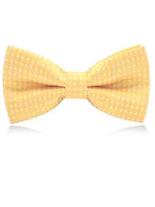 Adjustable Polka Dot Children Bow Tie, Boys Girls Flower Girl/Boy Wedding Party Accessories, British Style Infant Bowtie For 3-16 Years Old Kid Costume, Birthday Formal Wear