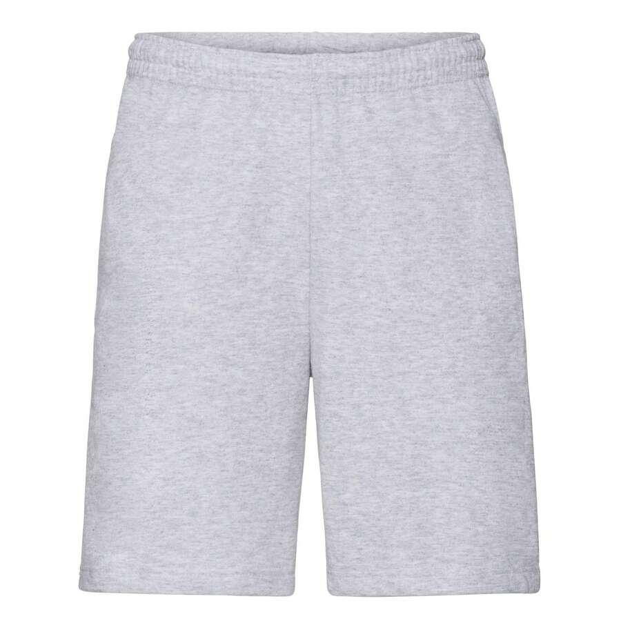 Fruit of the Loom Mens Lightweight Shorts (Heather Grey) - 灰色 - 查看 1
