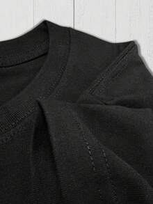 Kit 2 Men's Pink T-Shirt 100% Cotton Shirt Premium Blouse New Release - 黑色 - 查看 2