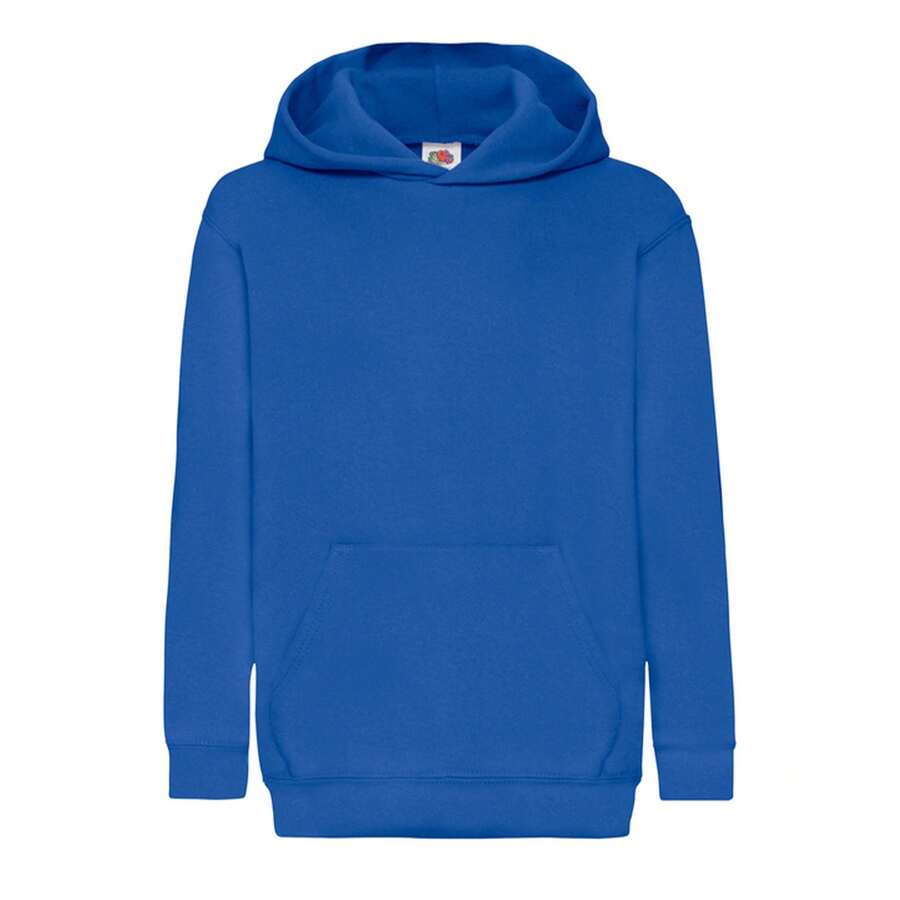 Fruit of the Loom Childrens/Kids Lightweight Hoodie (Royal Blue) - 寶藍色 - 查看 1
