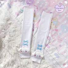 Sanrio (Autorizat) 1PC Sanrio Cremă solară gheață mâneci desene animate drăguț în aer liber UV protecție solară neagră gheață mâneci de mătase pentru studenți