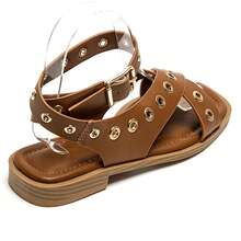 Sandals Plates And Brides Croissants And Decorations – Style Urban Chic - Camel - View 4