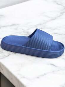 Sandalias Chaclas para caballero con suela grueso - azul real - Ver 4