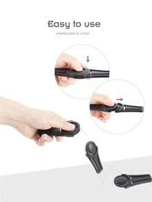 1pc Black Baby Car Seat Belt Clip Buckle, Essential For Cars, All-Season