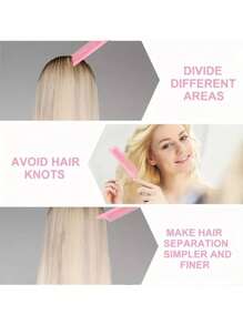 10pcs.Hair Comb Set, Teasing Hair Brush, Mouse Tail Comb, Edge Hair Brush, Braid Tool With Hair Clips, Travel Essentials