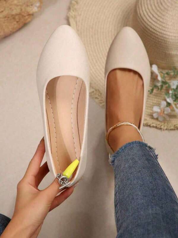 Women's Fashion Elegant Office Loafers, New Soft Bottom Comfortable Mother Shoes, French Style Flat Casual Shoes. Features Deodorizing, Non-Slip. Suitable For Travel, Party, Office, Indoor/Outdoor. Pairs Well With Dresses, Casual Wear. Slip-On Design, Available In White, Black, Red, Gold, Brown, Beige, Yellow, Pink, Green, Blue