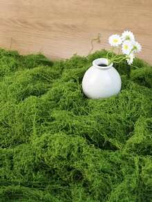 100/200/300克人造苔藓串，即假苔藓，适合春季室内植物假苔藓。它可以作为春季室内植物的人造苔藓，绿色苔藓 - 綠色 - 查看 5