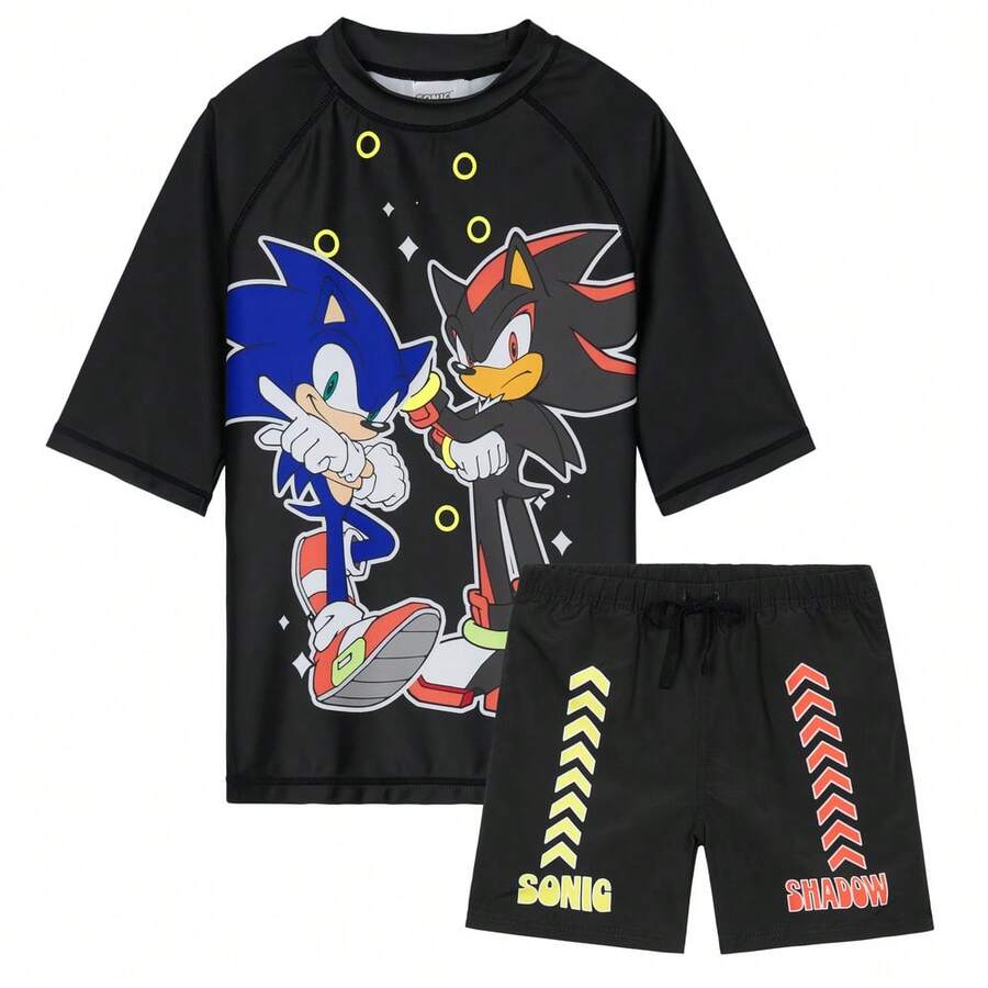 SONIC THE HEDGEHOG Swim Set - Black - View 1