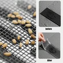 10M Drain Protective Screen For Bathroom Shower Drain Filter Floor Self Adhesive Disposable - Grey - View 5