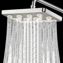Shower Head, 4 Inch/10 Inch High Pressure Rain Shower Head, Removable Water Outlet, Large Rectangular Rainfall Showerhead, 360 Degree Rotation Bathroom Waterfall Shower Heads Bathroom Accessories Bathroom Tools - Multicolor - View 3