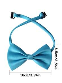 Adjustable Single-Layer Bow Tie For Kids, Boys Girls Flower Girl Formal Wear, British Style Infant Toddler Bowtie, Suitable For Wedding Ceremony, Birthday, Performance, Ages 3-12