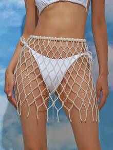 1pc Multi-Layer Tassel Shoulder Chain, Handmade Beaded Pearl Shawl, Elegant & Sexy Body Chain Jewelry Accessory For Women Everyday Wear - Top Chain Shawl - View 13